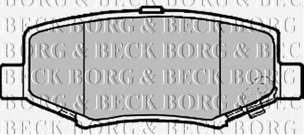 Borg & beck BBP2208 Brake Pad Set, disc brake BBP2208