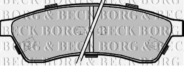 Borg & beck BBP2211 Brake Pad Set, disc brake BBP2211