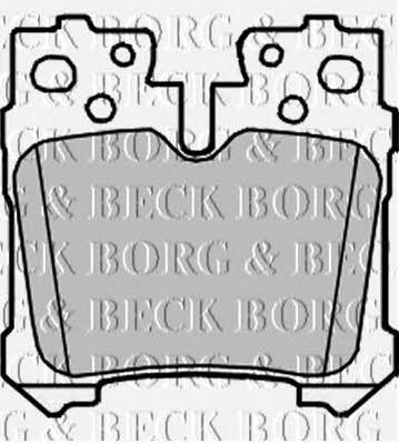 Borg & beck BBP2212 Brake Pad Set, disc brake BBP2212