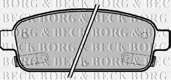 Borg & beck BBP2214 Brake Pad Set, disc brake BBP2214