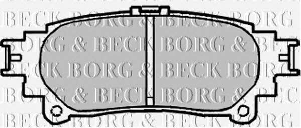 Borg & beck BBP2222 Brake Pad Set, disc brake BBP2222