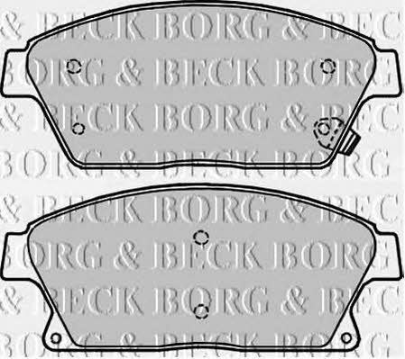 Borg & beck BBP2228 Brake Pad Set, disc brake BBP2228