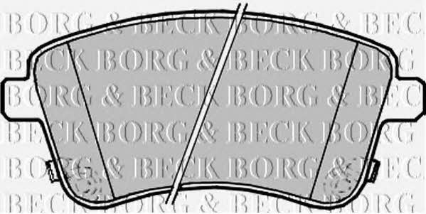 Borg & beck BBP2233 Brake Pad Set, disc brake BBP2233