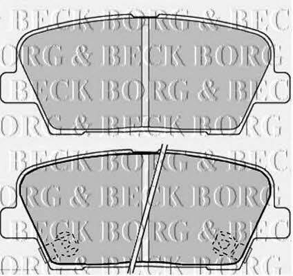 Borg & beck BBP2238 Brake Pad Set, disc brake BBP2238