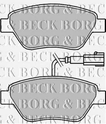 Borg & beck BBP2243 Brake Pad Set, disc brake BBP2243