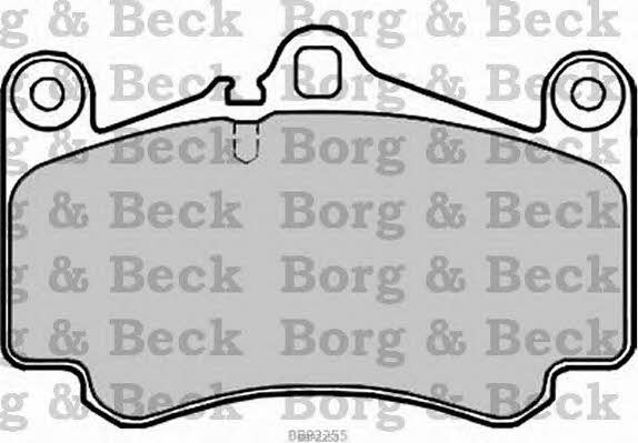 Borg & beck BBP2255 Brake Pad Set, disc brake BBP2255