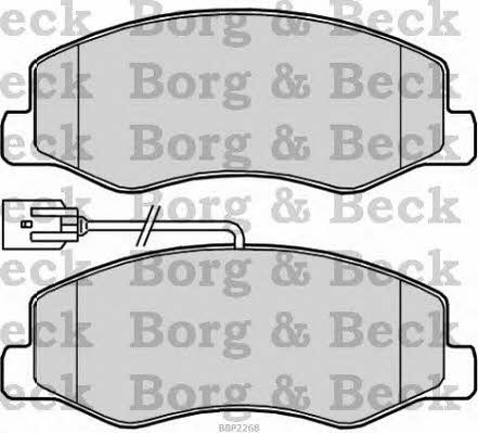 Borg & beck BBP2268 Brake Pad Set, disc brake BBP2268