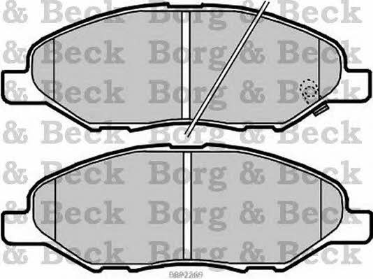 Borg & beck BBP2269 Brake Pad Set, disc brake BBP2269
