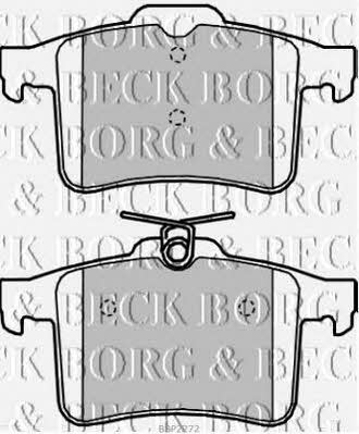 Borg & beck BBP2272 Brake Pad Set, disc brake BBP2272
