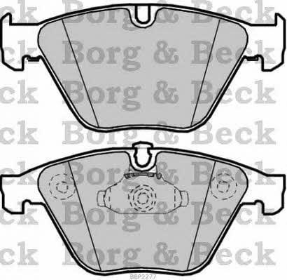 Borg & beck BBP2277 Brake Pad Set, disc brake BBP2277
