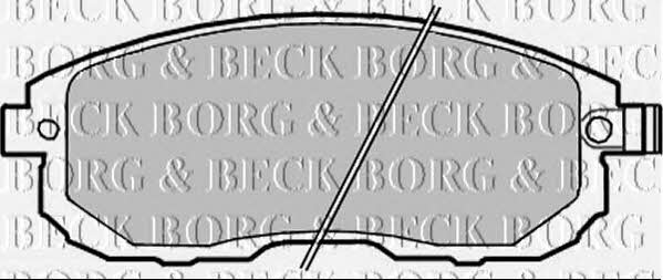 Borg & beck BBP2282 Brake Pad Set, disc brake BBP2282