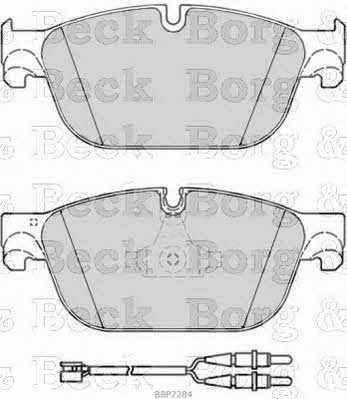 Borg & beck BBP2284 Brake Pad Set, disc brake BBP2284