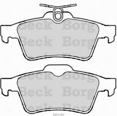 Borg & beck BBP2288 Brake Pad Set, disc brake BBP2288