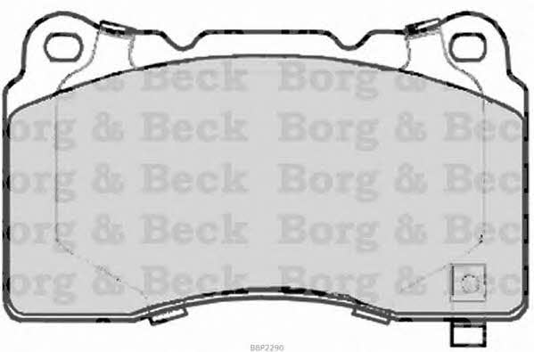 Borg & beck BBP2290 Brake Pad Set, disc brake BBP2290