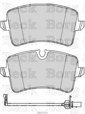 Borg & beck BBP2291 Brake Pad Set, disc brake BBP2291