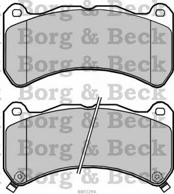 Borg & beck BBP2294 Brake Pad Set, disc brake BBP2294