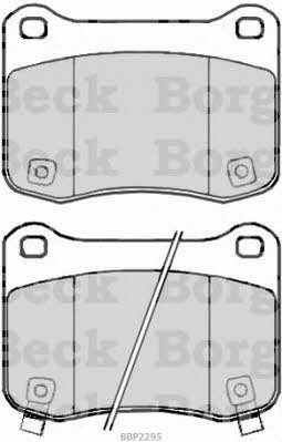Borg & beck BBP2295 Brake Pad Set, disc brake BBP2295