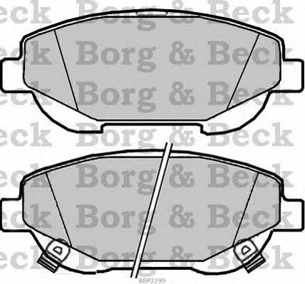 Borg & beck BBP2299 Brake Pad Set, disc brake BBP2299