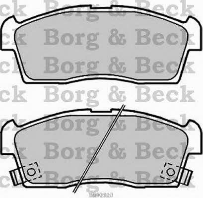 Borg & beck BBP2313 Brake Pad Set, disc brake BBP2313