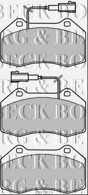 Borg & beck BBP2319 Brake Pad Set, disc brake BBP2319