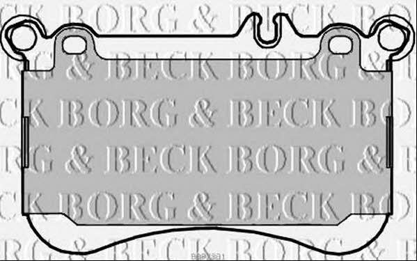 Borg & beck BBP2331 Brake Pad Set, disc brake BBP2331