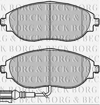 Borg & beck BBP2339 Brake Pad Set, disc brake BBP2339