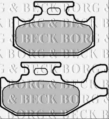 Borg & beck BBP2343 Brake Pad Set, disc brake BBP2343