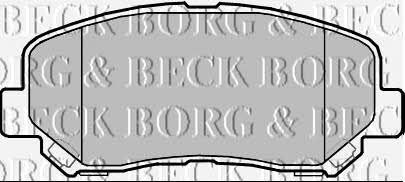 Borg & beck BBP2355 Brake Pad Set, disc brake BBP2355