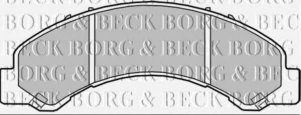 Borg & beck BBP2362 Brake Pad Set, disc brake BBP2362
