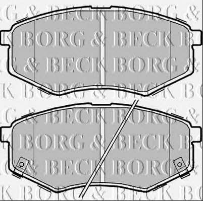 Borg & beck BBP2368 Brake Pad Set, disc brake BBP2368