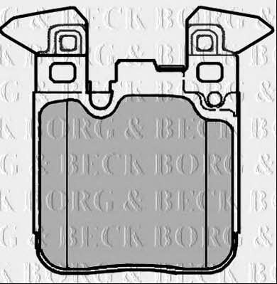 Borg & beck BBP2376 Brake Pad Set, disc brake BBP2376