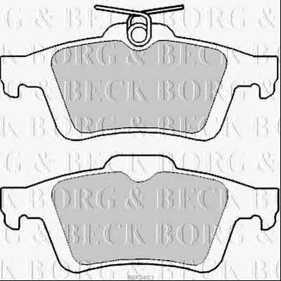 Borg & beck BBP2403 Brake Pad Set, disc brake BBP2403