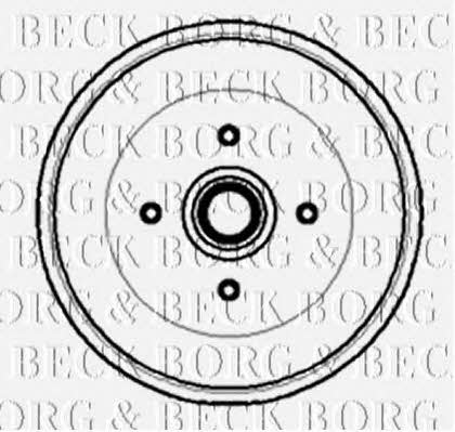 Borg & beck BBR7000 Brake drum BBR7000