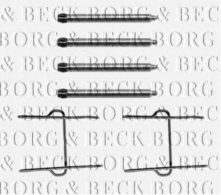 Borg & beck BBK1015 Mounting kit brake pads BBK1015