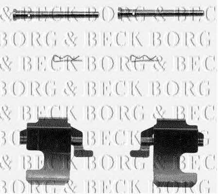 Borg & beck BBK1029 Mounting kit brake pads BBK1029