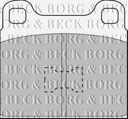 Borg & beck BBP1001 Brake Pad Set, disc brake BBP1001