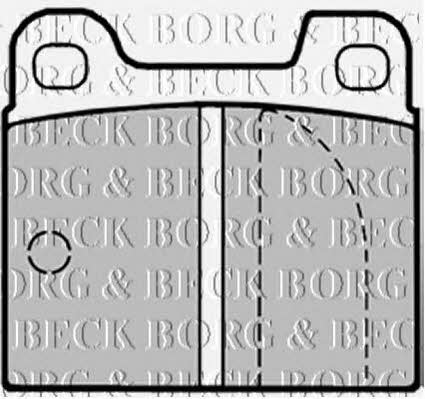 Borg & beck BBP1003 Brake Pad Set, disc brake BBP1003