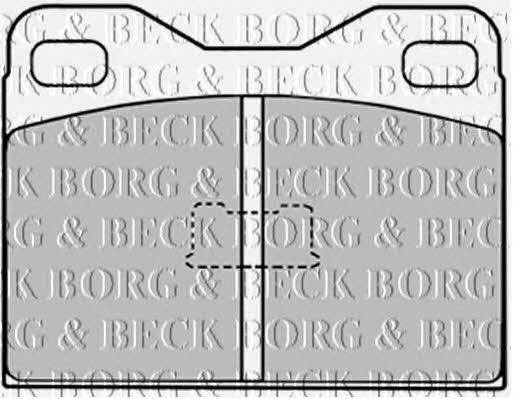 Borg & beck BBP1006 Brake Pad Set, disc brake BBP1006