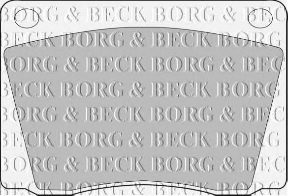 Borg & beck BBP1011 Brake Pad Set, disc brake BBP1011