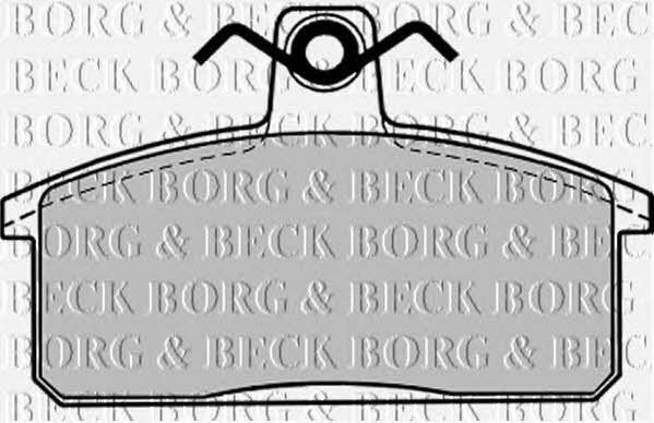 Borg & beck BBP1017 Brake Pad Set, disc brake BBP1017