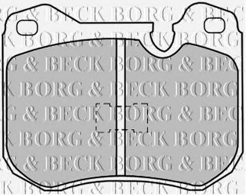 Borg & beck BBP1030 Brake Pad Set, disc brake BBP1030