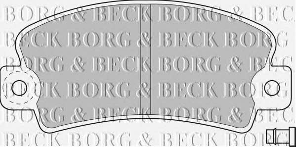 Borg & beck BBP1036 Brake Pad Set, disc brake BBP1036