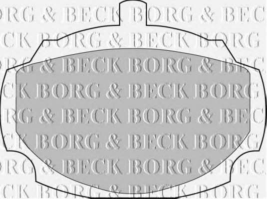 Borg & beck BBP1038 Brake Pad Set, disc brake BBP1038