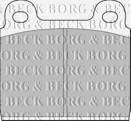Borg & beck BBP1040 Brake Pad Set, disc brake BBP1040