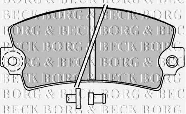 Borg & beck BBP1047 Brake Pad Set, disc brake BBP1047