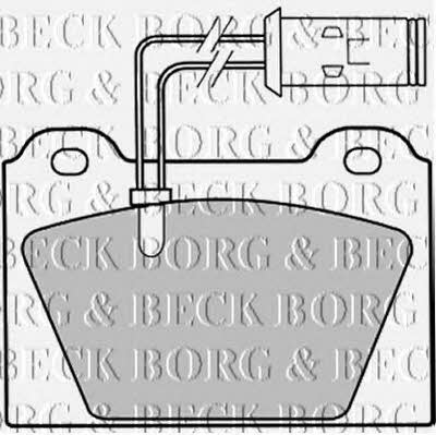 Borg & beck BBP1048 Brake Pad Set, disc brake BBP1048