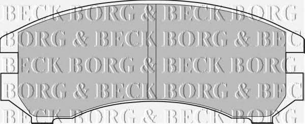 Borg & beck BBP1051 Brake Pad Set, disc brake BBP1051