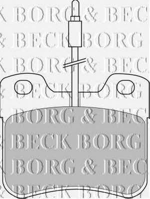 Borg & beck BBP1055 Brake Pad Set, disc brake BBP1055