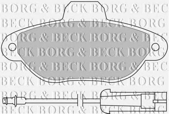 Borg & beck BBP1059 Brake Pad Set, disc brake BBP1059