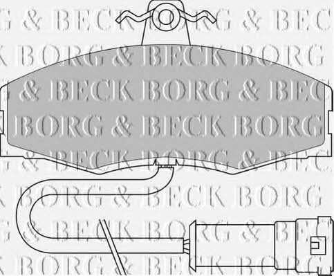 Borg & beck BBP1060 Brake Pad Set, disc brake BBP1060